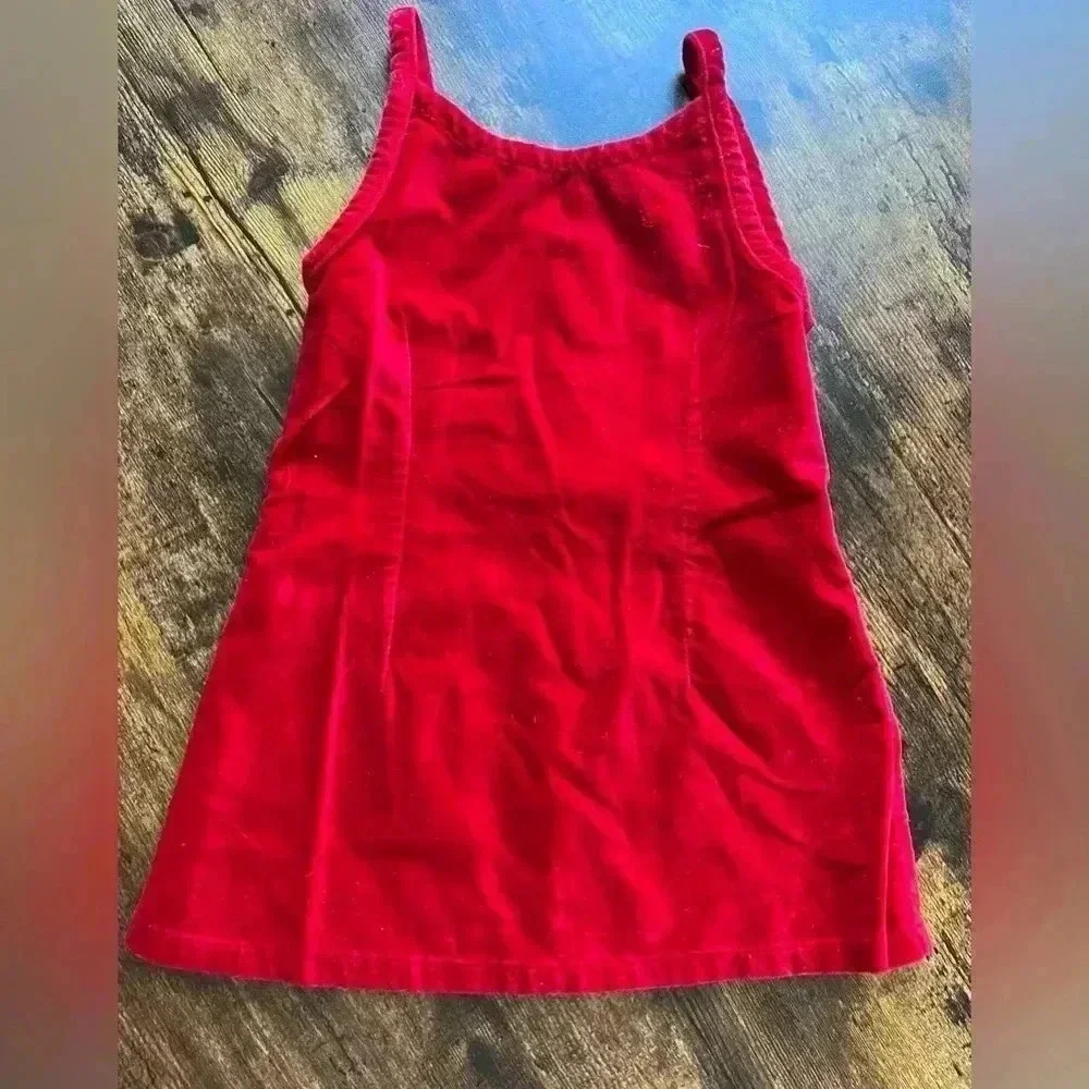 The Children’s Place | little girls velvet romper/dress. Size: 4.
